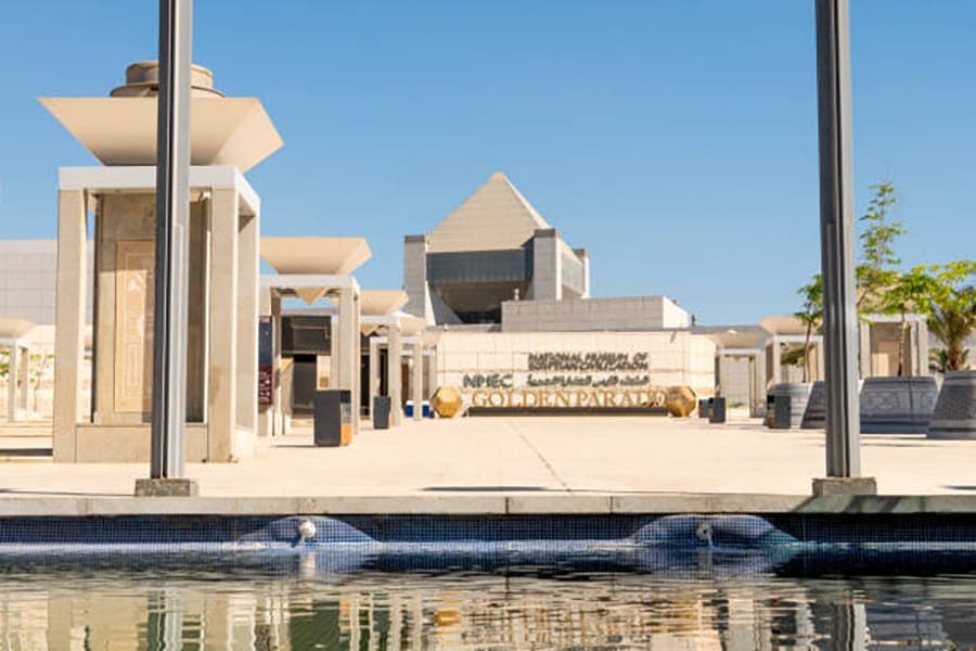 National Museum of Egyptian Civilization in Cairo, Egypt. May 19, 2021.